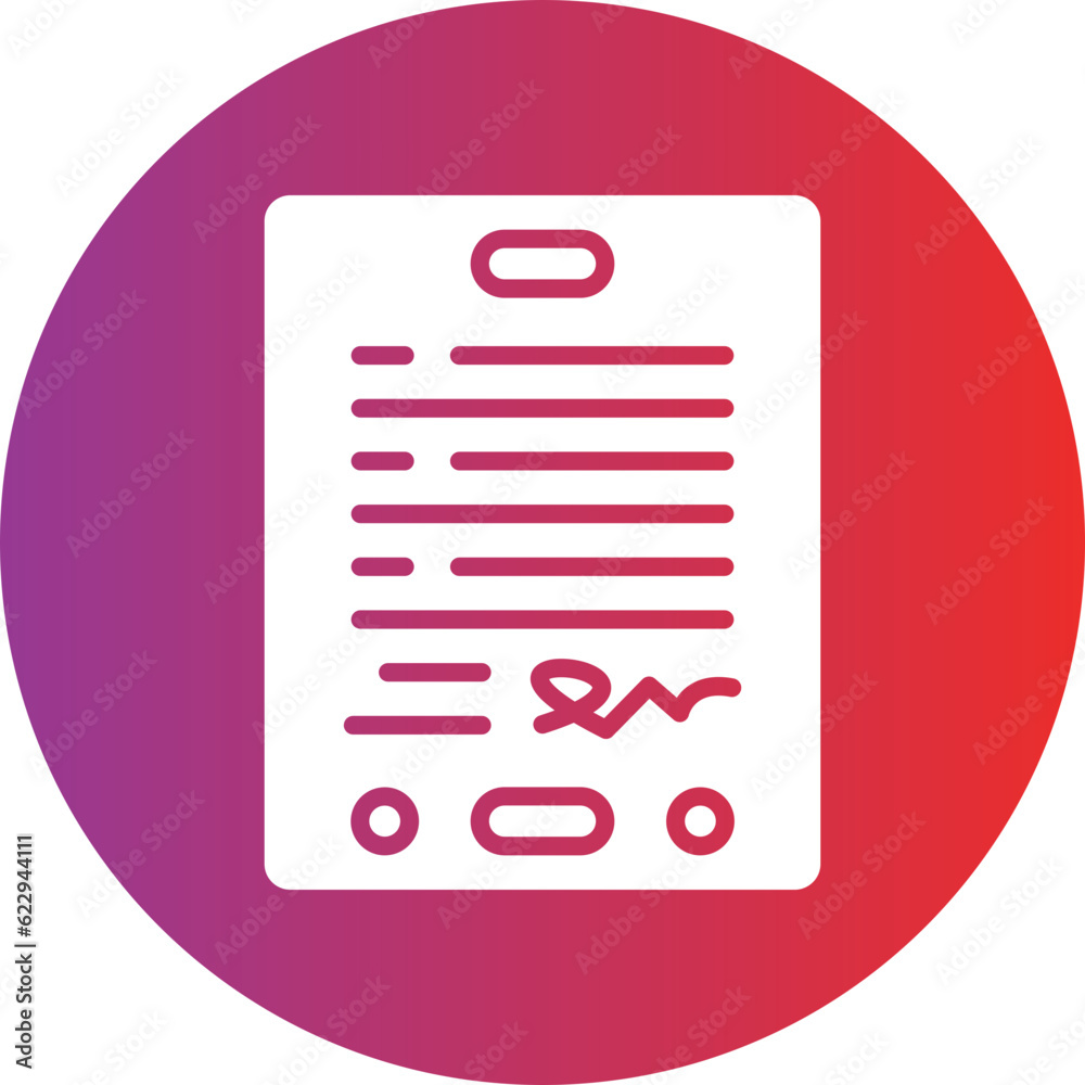 Vector Design Digital Contract Icon Style Vector Design Digital Contract Icon Style