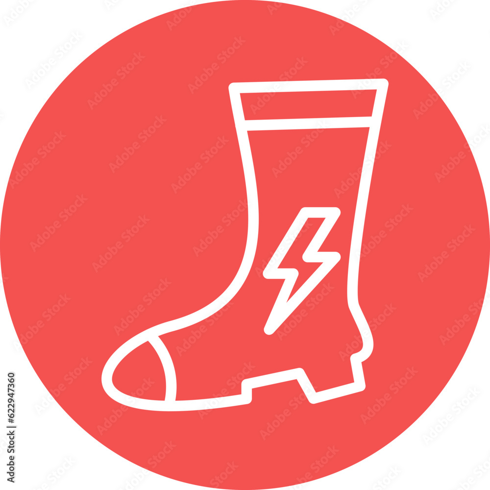 Vector Design Electrician Boots Icon Style Vector Design Electrician Boots Icon Style