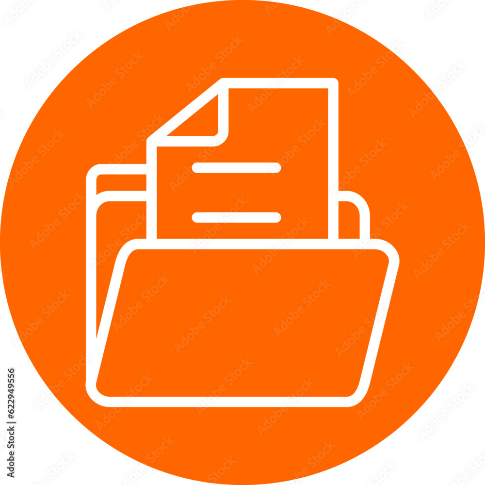 Vector Design Folders Icon Style Vector Design Folders Icon Style
