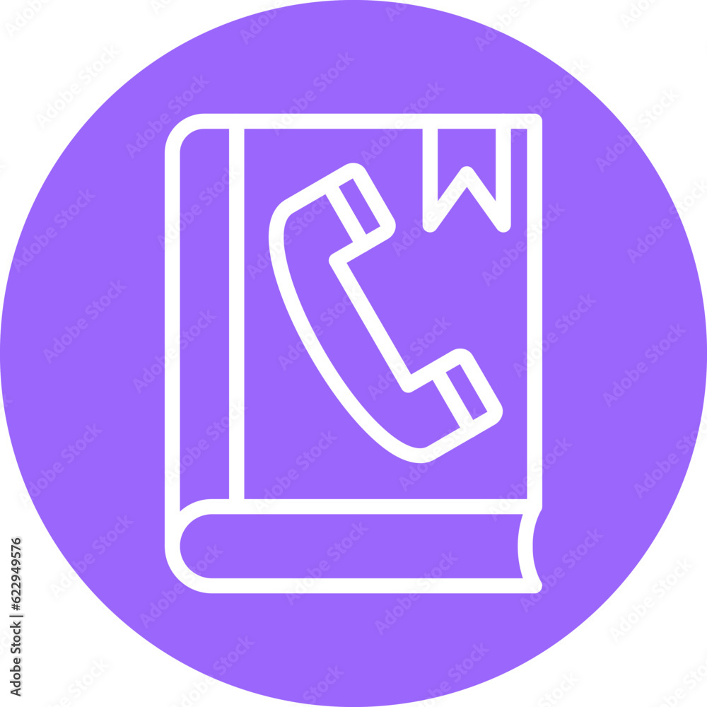 Vector Design Phonebook Icon Style Vector Design Phonebook Icon Style