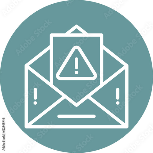 Vector Design Spam Email Icon Style