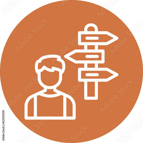 Vector Design Direction Icon Style