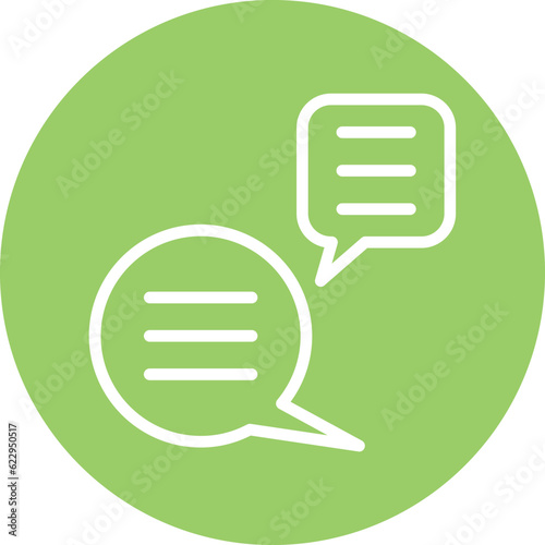 Vector Design Bubble Chat Icon Style