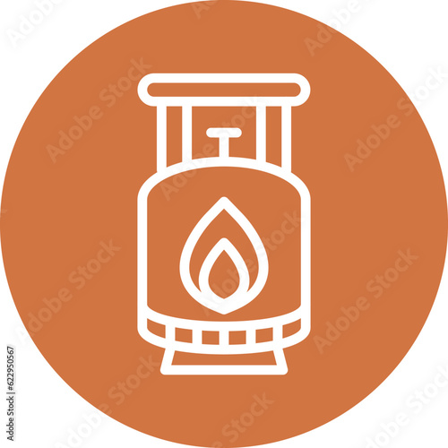 Vector Design Gas Cylinders Icon Style