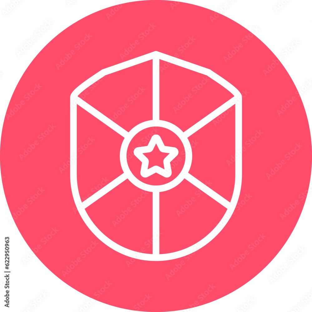 Vector Design Police Shield Icon Style Vector Design Police Shield Icon Style
