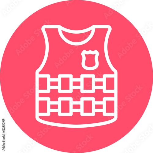 Vector Design Bulletproof Vest Icon Style