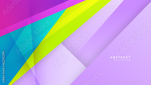 Modern colorful abstract presentation background with stripes lines