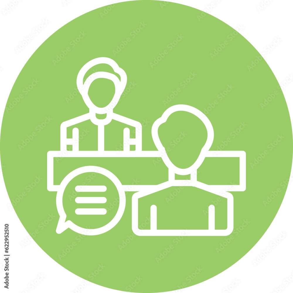 Vector Design Interview Icon Style Vector Design Interview Icon Style