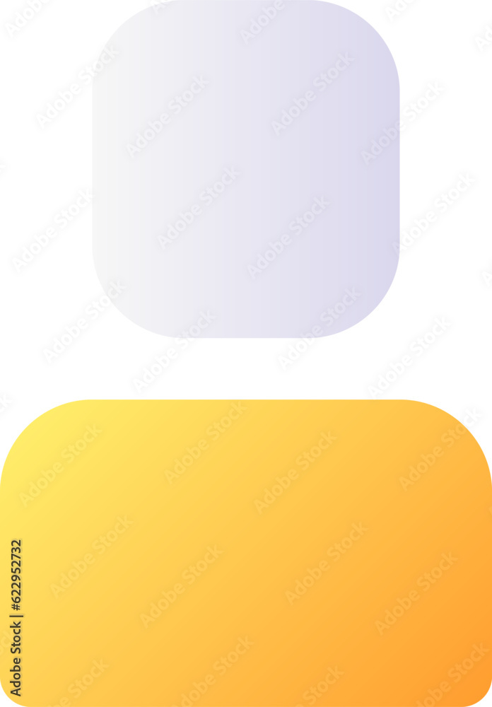 User pixel perfect flat gradient color ui icon. Social network member. Personal information. Simple filled pictogram. GUI, UX design for mobile application. Vector isolated RGB illustration User pixel perfect flat gradient color ui icon. Social network member. Personal information. Simple filled pictogram. GUI, UX design for mobile application. Vector isolated RGB illustration
