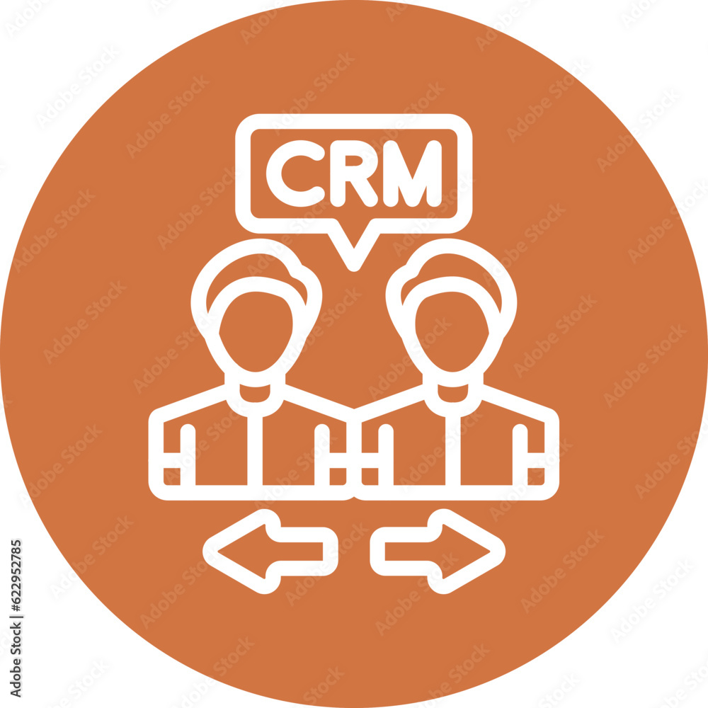 Vector Design Crm Methodologies Icon Style