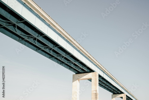 Fotografie, Obraz A Tall Bridge in Southern Texas
