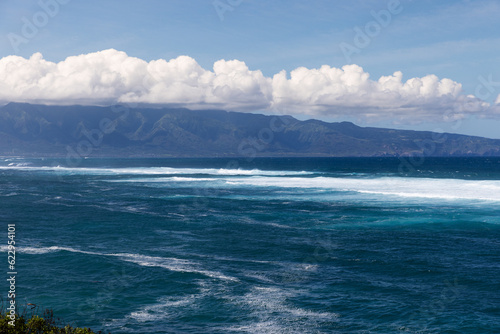 Coastline along Paia in Maui  Hawaii
