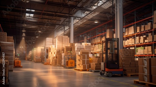 street in the city of night HD 8K wallpaper Stock Photographic Image