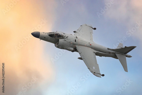 A British Harrier Jump Jet