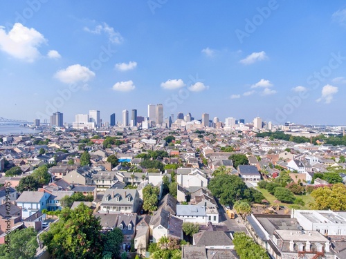 New Orleans, Louisiana skyline in July