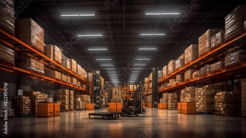 warehouse in the warehouse HD 8K wallpaper Stock Photographic Image