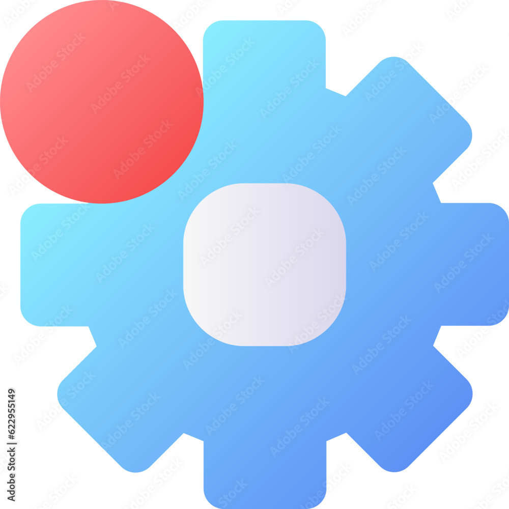 Settings notification pixel perfect flat gradient color ui icon. Functions setup. System configuration. Simple filled pictogram. GUI, UX design for mobile application. Vector isolated RGB illustration Settings notification pixel perfect flat gradient color ui icon. Functions setup. System configuration. Simple filled pictogram. GUI, UX design for mobile application. Vector isolated RGB illustration