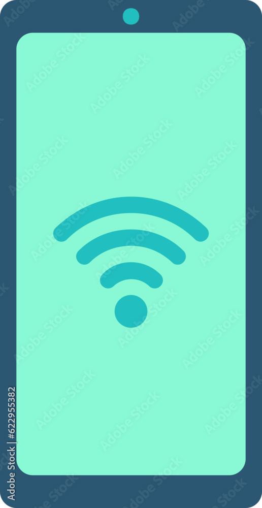 Mobile line icon, Mobile icon simple cartoon style. Mobile line icon, Mobile icon simple cartoon style.