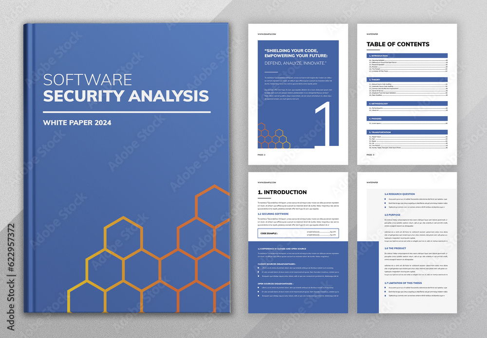 Security White Paper Stock Template | Adobe Stock