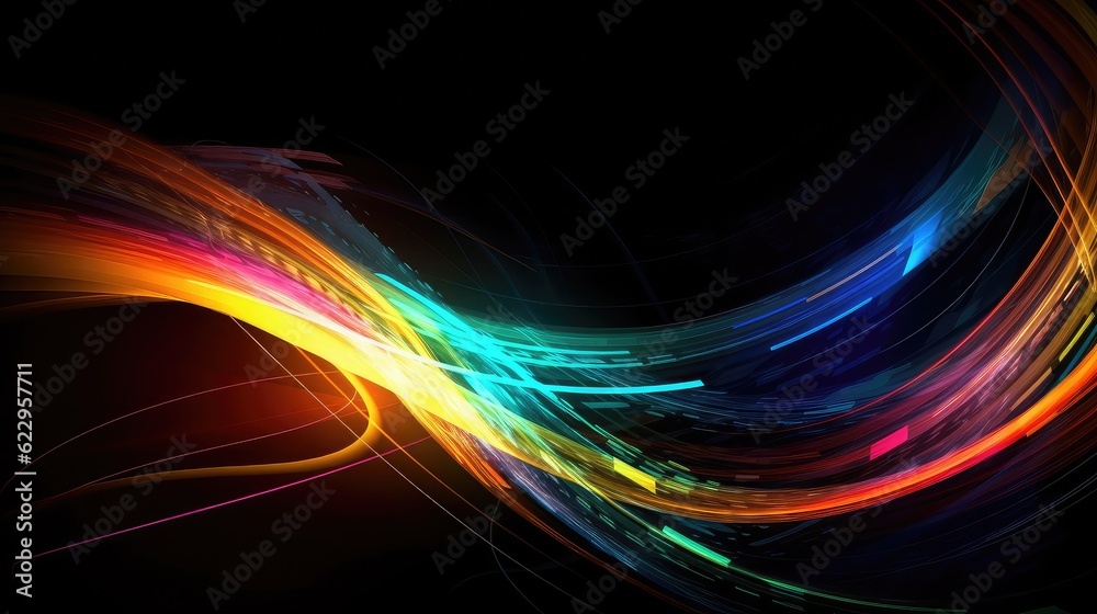 Spectrum Streaks Mesmerizing Line Rainbow Background Spectrum Streaks Mesmerizing Line Rainbow Background