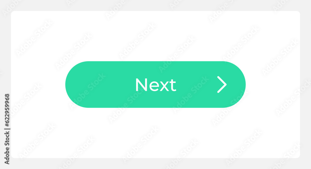 Active next move button UI element template. Editable isolated vector dashboard component. Flat user interface. Visual data presentation. Web design widget for mobile application with light theme Active next move button UI element template. Editable isolated vector dashboard component. Flat user interface. Visual data presentation. Web design widget for mobile application with light theme