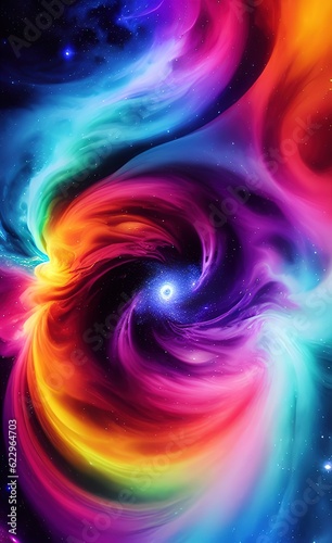 Abstract fantastical star background
