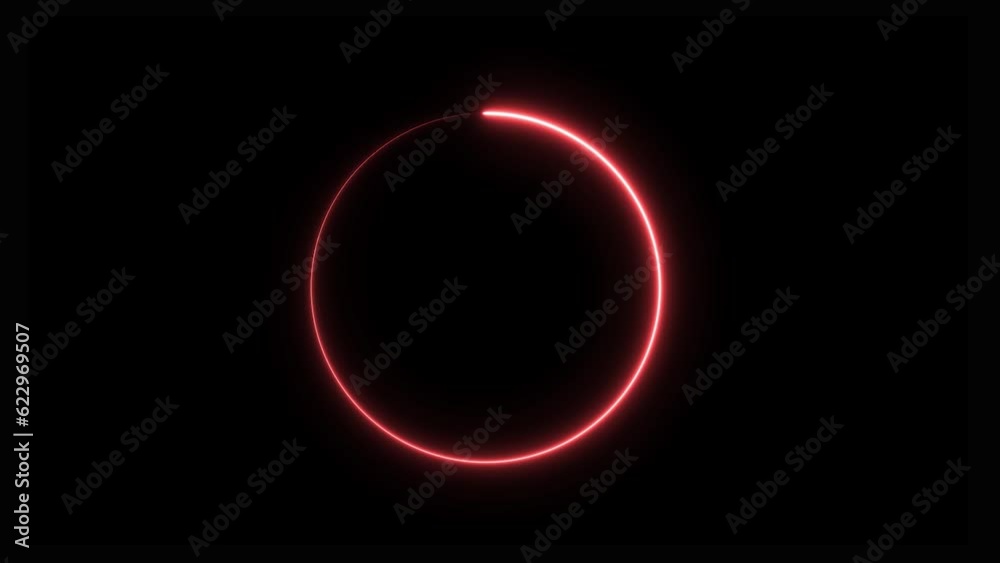 Futuristic Red Neon Fusion Circle Loading Icon Background Futuristic Red Neon Fusion Circle Loading Icon Background