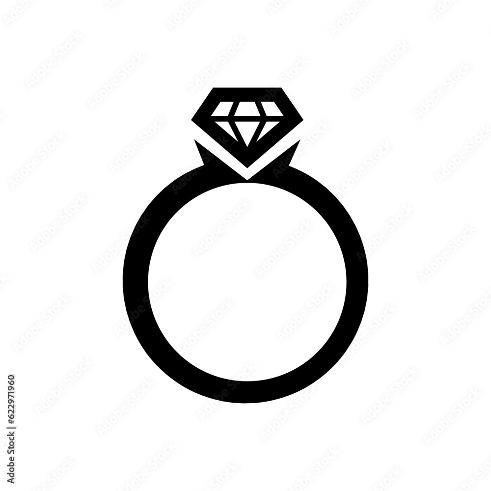 Ring icon vector. Wedding illustration sign. Jewel symbol. Gem logo. Ring icon vector. Wedding illustration sign. Jewel symbol. Gem logo.
