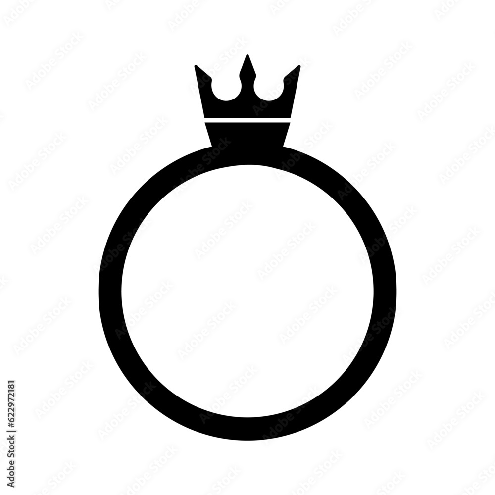 Ring icon vector. Wedding illustration sign. Jewel symbol. Gem logo. Ring icon vector. Wedding illustration sign. Jewel symbol. Gem logo.