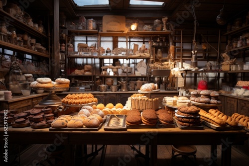 Bakery Background, Generative AI