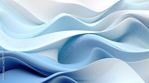 abstract blue waves