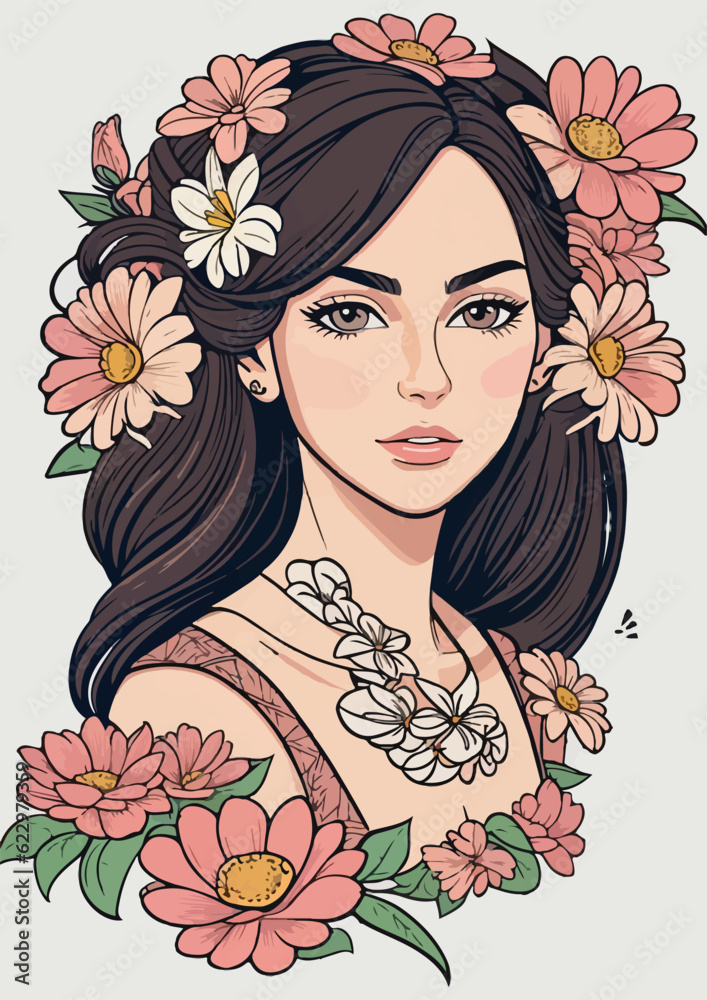 Girl Portrait illustration