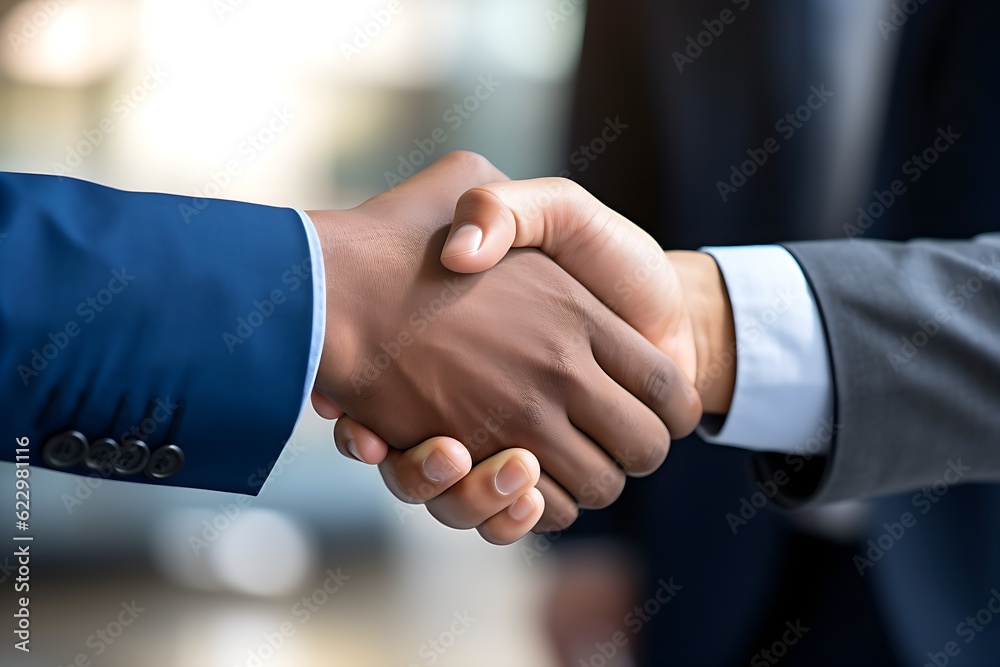 Close-Up of a Professional Business Handshake