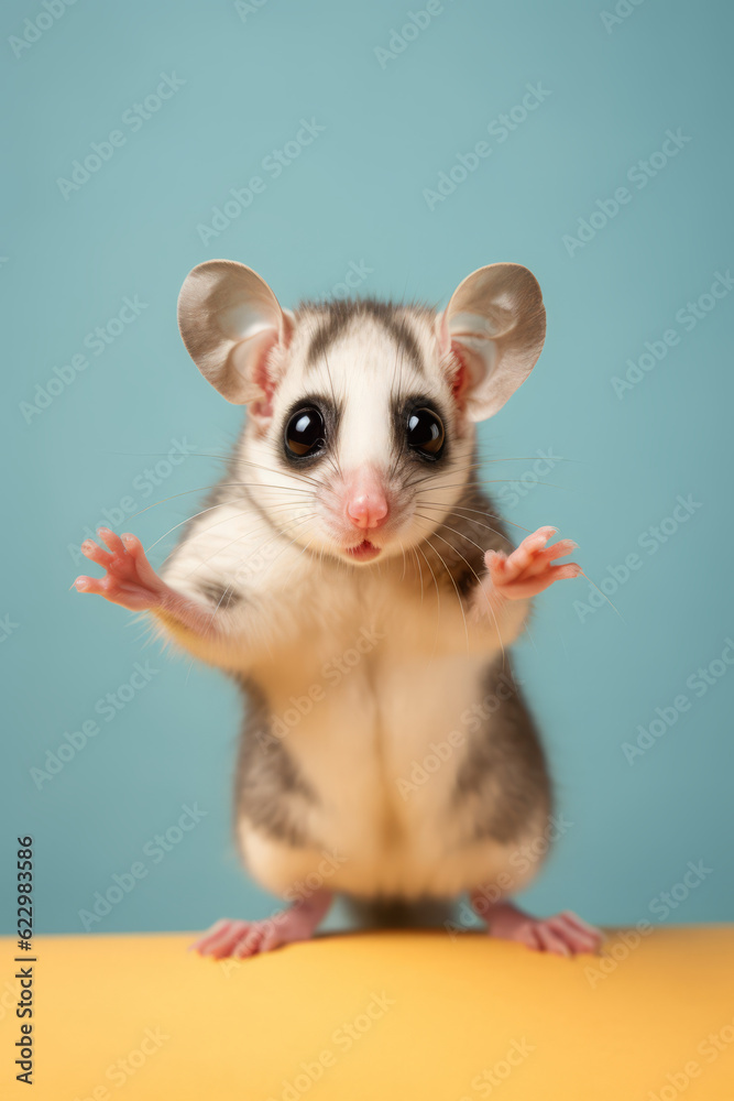 Very cute Sugar Glider in nature, national geography, Wide life animals. AI Generated.
Very cute Sugar Glider in nature, national geography, Wide life animals. AI Generated.