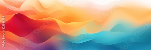 Abstract blurred gradient background colors with dynamic effect