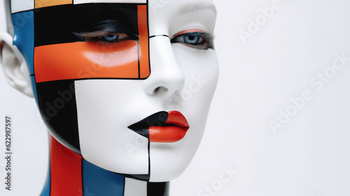 Cybernetic android face, HD, Background Wallpaper, Desktop Wallpaper