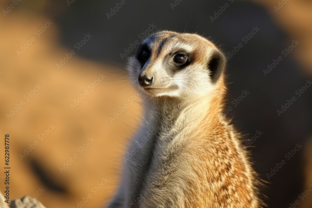 Meerkat wild animal. Generate Ai Meerkat wild animal. Generate Ai