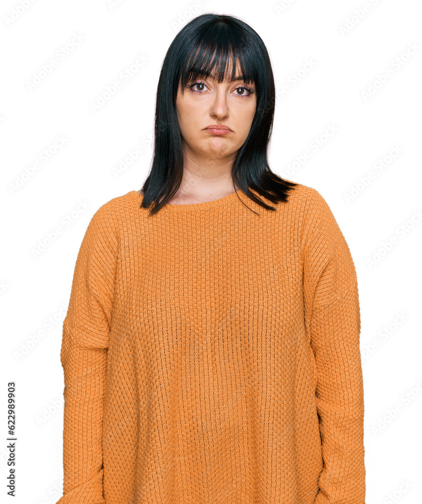 Young hispanic woman wearing casual clothes looking sleepy and tired, exhausted for fatigue and hangover, lazy eyes in the morning. Young hispanic woman wearing casual clothes looking sleepy and tired, exhausted for fatigue and hangover, lazy eyes in the morning.