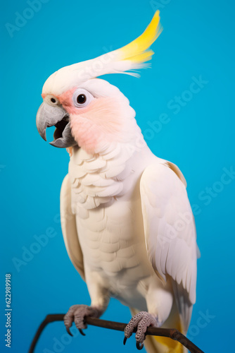 Very cute Cockatoo in nature, national geography, Wide life animals. AI Generated.  © Narin