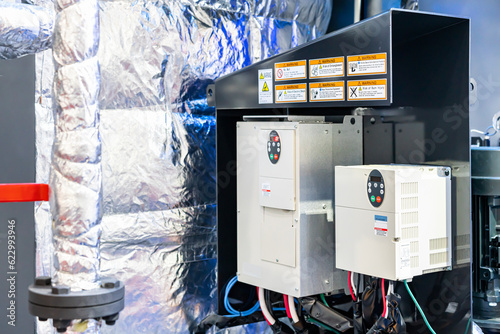 Valokuva inverter or variable speed drive for control speed of electric motor in control