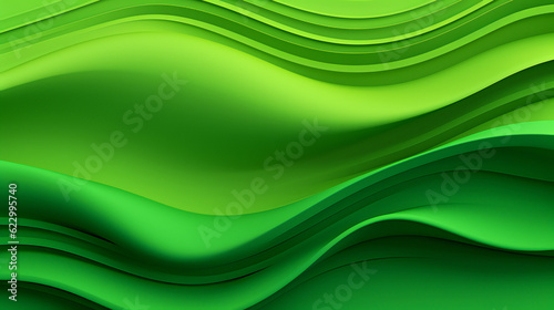 Green abstract luxury satin fabric background. Created with generative AI technology