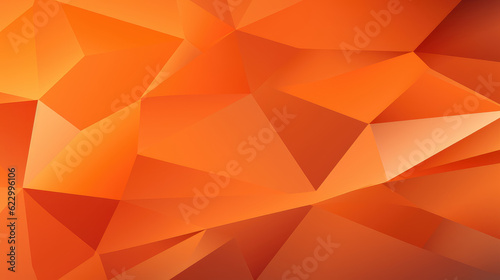Irregular polygonal orange background material