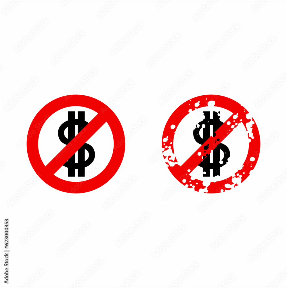 Stop corruption. Stop corruption vector illustration in two styles. illustration of dollar symbol and stop sign. Stop corruption. Stop corruption vector illustration in two styles. illustration of dollar symbol and stop sign.