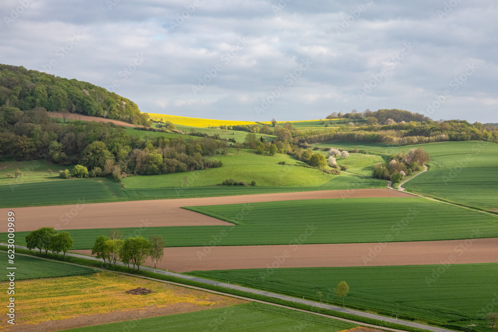 Landscape on the country in Germany.