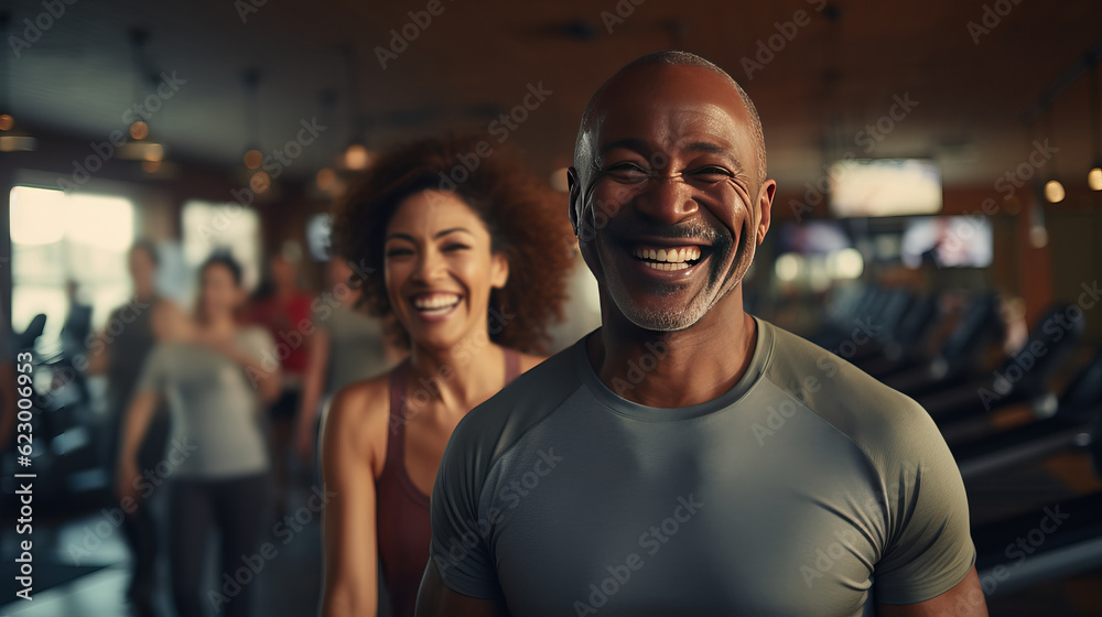 middle aged woman doing a spinning class at a gym. aged woman working out exercising on a treadmill in a gym. mood fun. middle aged woman doing a spinning class at a gym. aged woman working out exercising on a treadmill in a gym. mood fun.