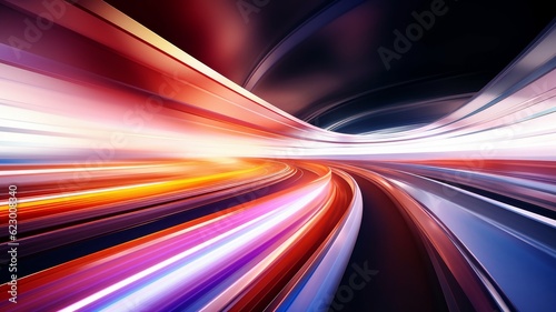 Motion blur, high-speed motion track
