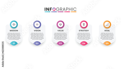 Business infographic template design. Can be used for workflow layout, diagram, banner, web design