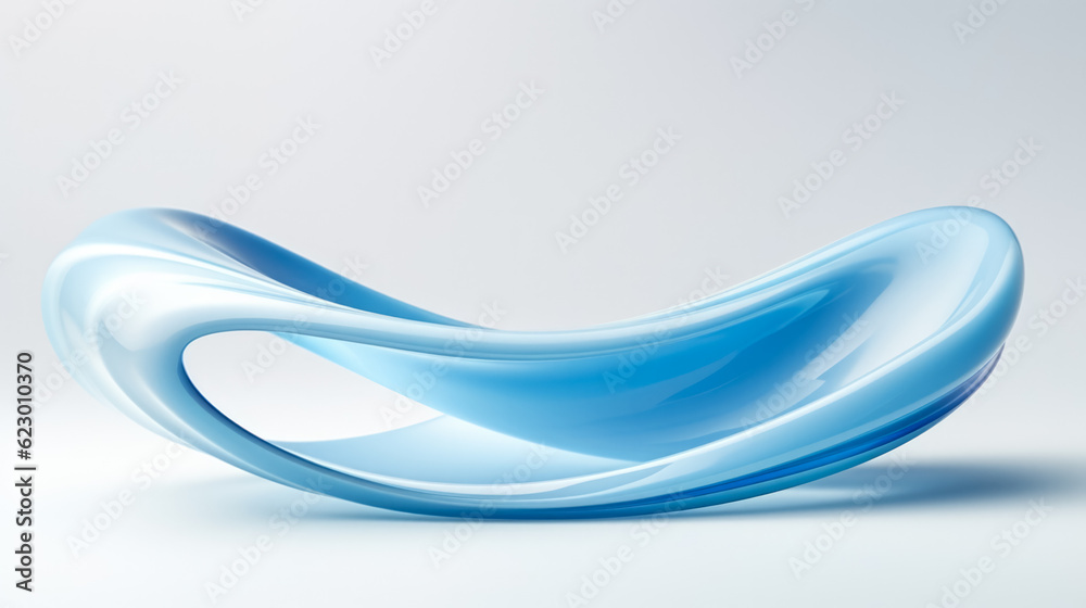 Obraz premium Mobius Strip background with empty space for text