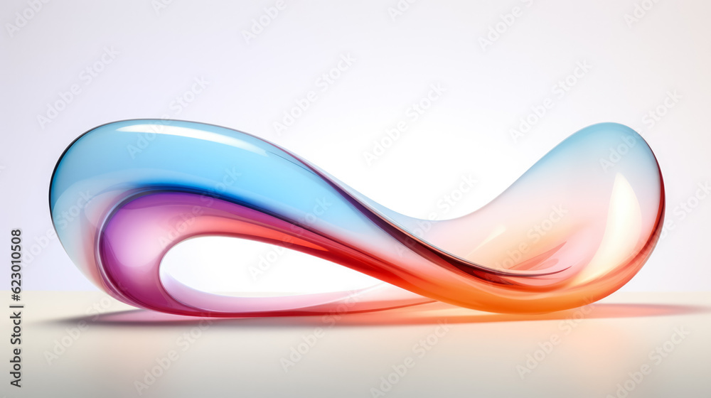 Klein Bottle, tapology, mathematics background with empty space for text Klein Bottle, tapology, mathematics background with empty space for text