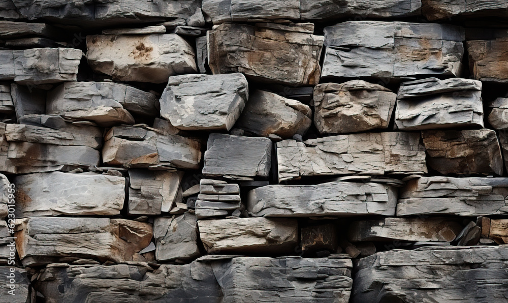 Fototapeta premium Texture background of rough stone natural texture.
